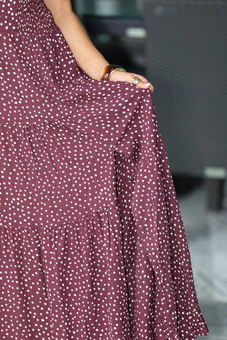 Darling Days Polka Dot Maxi Dress