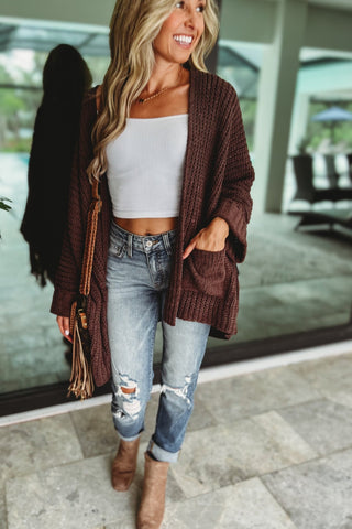 3 COLORS! Cozy Agenda Knit Cardigan - Simply Me Boutique