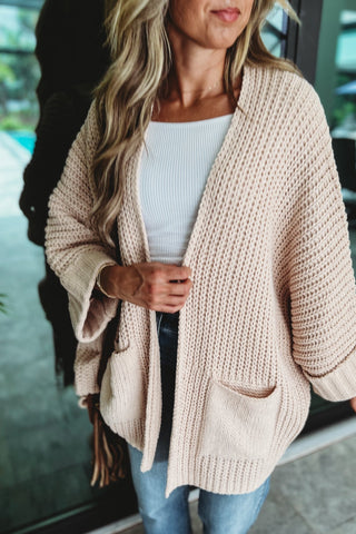 3 COLORS! Cozy Agenda Knit Cardigan - Simply Me Boutique