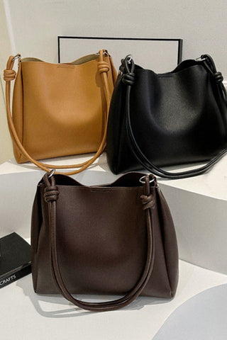 (3 COLORS) MINIMALIST UNDERARM SHOULDER TOTE BAG - Simply Me Boutique