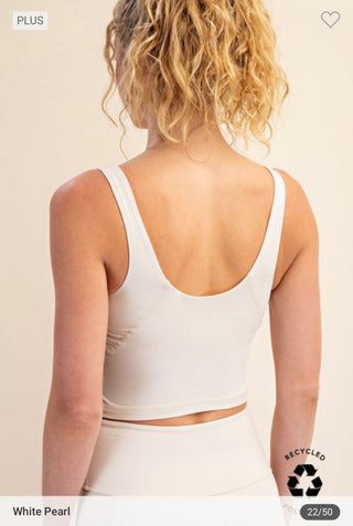 (3 Colors) On the Horizon Yoga Cropped Tank - Simply Me Boutique