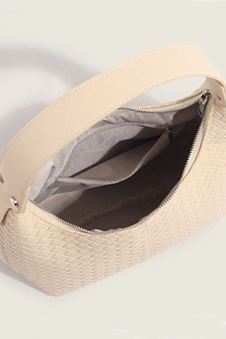 (3 COLORS) Woven Shoulder Purse - Simply Me Boutique
