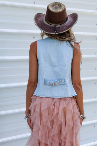 The Classic Cool Denim Vest