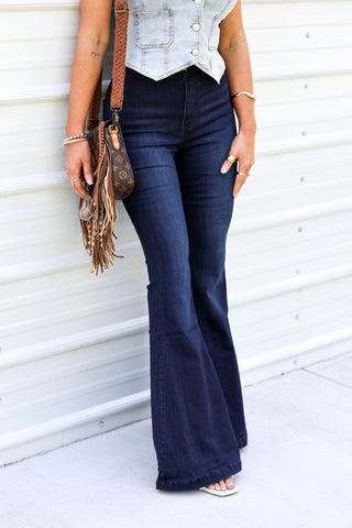 (PREORDER) KANCAN Brittany High Rise Super Flare Jeans