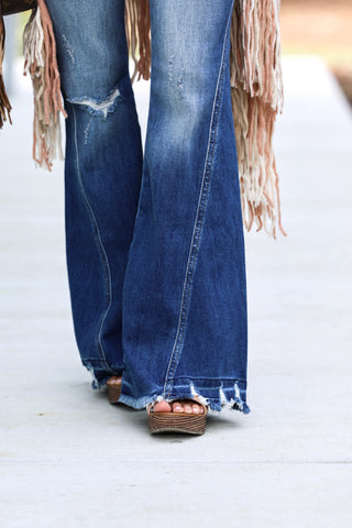 (PREORDER) KANCAN Bailey High Rise Super Flare Jeans