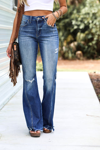 (PREORDER) KANCAN Bailey High Rise Super Flare Jeans