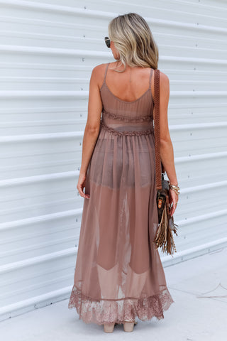 Sweet Surrender Sheer Duster Top