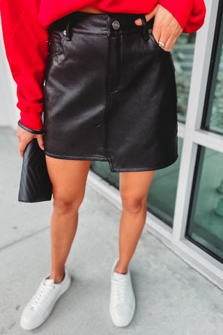 KANCAN JoJo Faux Leather Skirt