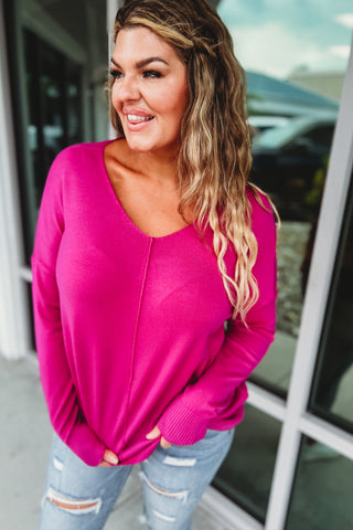 Changing Seasons Front Seam Sweater 4 Colors!