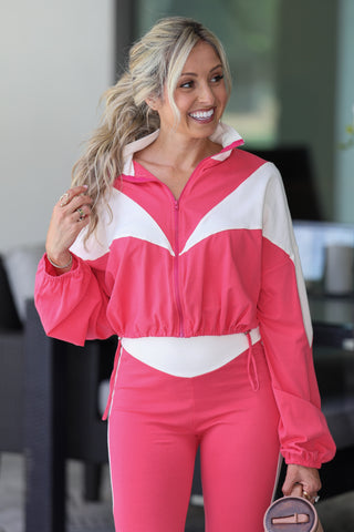 Smooth Start CORAL Jacket & Leggings SET