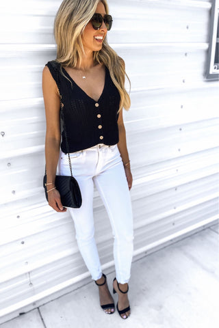 (6 Colors) Vintage Stroll Sweater Vest - Simply Me Boutique