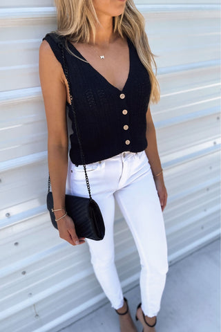 (6 Colors) Vintage Stroll Sweater Vest - Simply Me Boutique