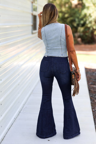 (PREORDER) KANCAN Brittany High Rise Super Flare Jeans