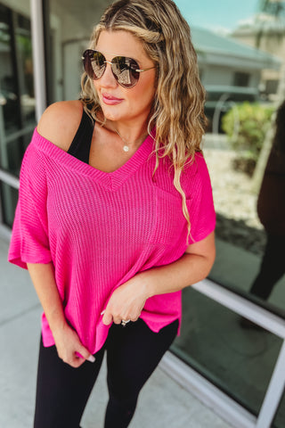 Attitude is Everything V Neck Sweater Top 5 colors!