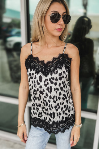 Young and in Love Leopard Cami