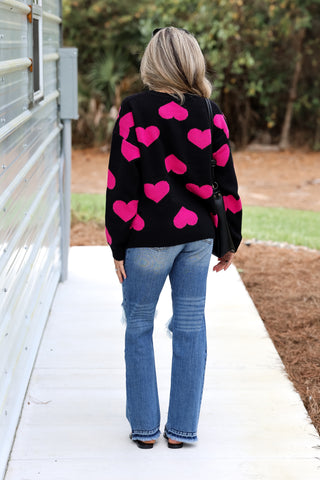 KANCAN Millie High Rise Rigid Distressed Straight Jeans