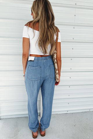 (PREORDER) KANCAN Penny High Rise Tencel Joggers