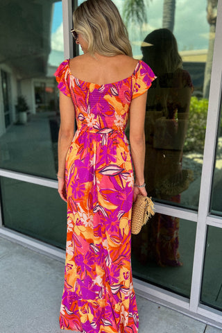 Look on the Bright Side Floral Maxi Dress 2 COLORS!
