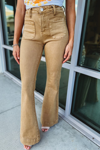 RISEN Layla High Rise Bell Bottom Pants (More colors)