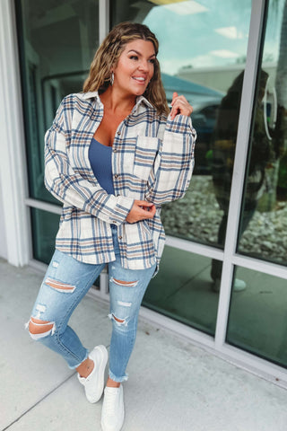 Autumn Vibes Plaid Shacket