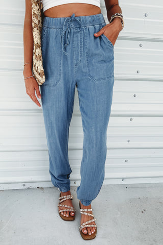 (PREORDER) KANCAN Penny High Rise Tencel Joggers