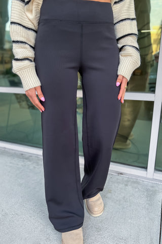 Blissful Comfort Wide Leg Black Pants