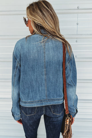 City Chic Short Denim Jacket