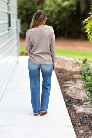 ASH MOCHA Better Days Sweater