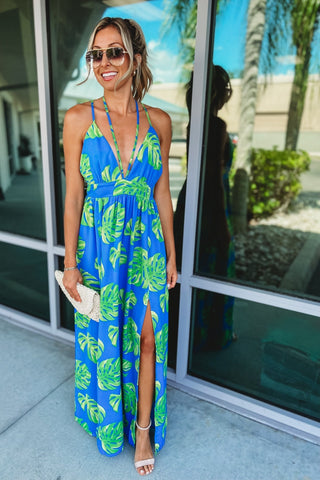 A Day in Paradise Maxi Dress 2 COLORS! - Simply Me Boutique