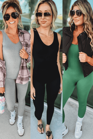 All Fired Up Ribbed Viral Jumpsuit 7 COLORS! - Simply Me Boutique