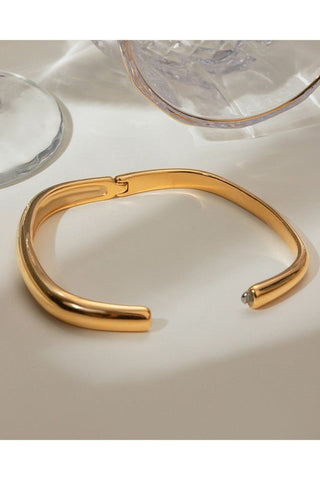 Arc Cuff Bangle Bracelets Gold or Silver - Simply Me Boutique
