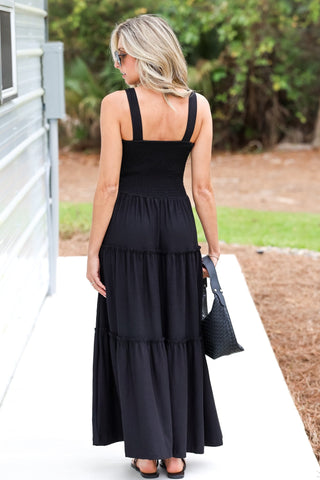 Black More Than a Memory Midi Dress - Simply Me Boutique