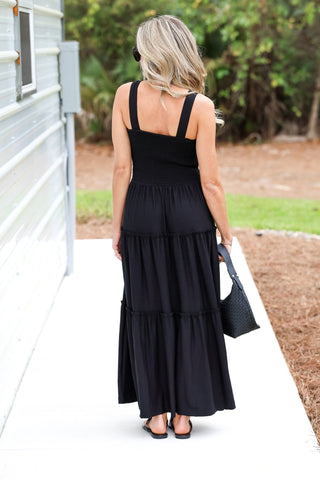 Black More Than a Memory Midi Dress - Simply Me Boutique