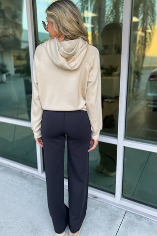 Blissful Comfort Wide Leg Black Pants - Simply Me Boutique