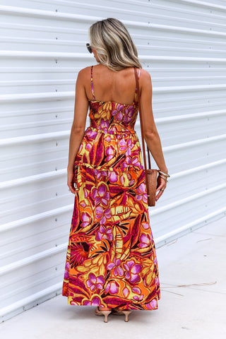Blooming Beauty Cutout Maxi Dress - Simply Me Boutique