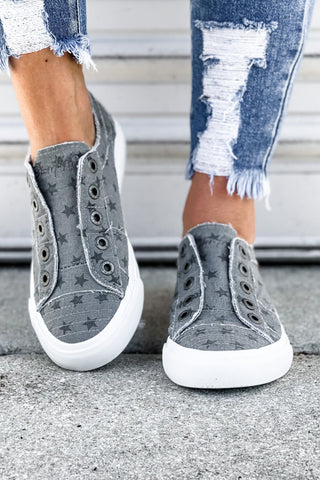 Blowfish Play Wolf Gray Galaxy Sneakers - Simply Me Boutique