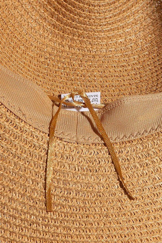 Boho Braided Shell And Tassels Strap Straw Sun Hat - Simply Me Boutique