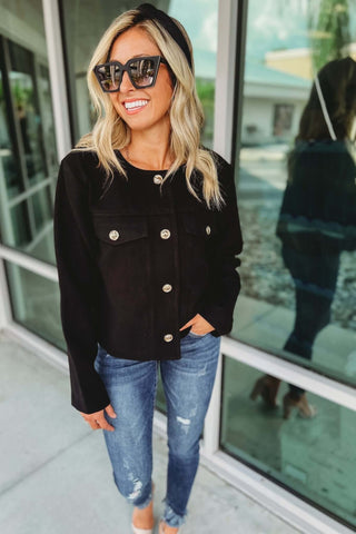 Boss Life Jacket Blazer Black Camel 2 COLORS - Simply Me Boutique