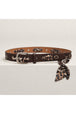 Brown Leopard Scarf