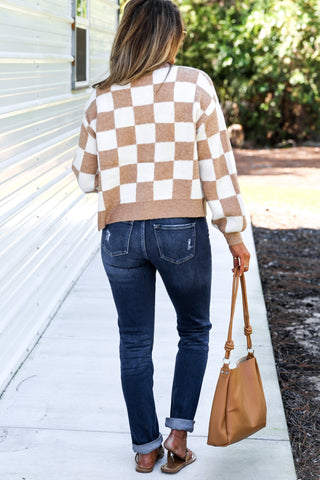 Camel MINIMALIST SHOULDER BAG - Simply Me Boutique