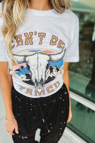 Can't Be Tamed Graphic Tee - Simply Me Boutique