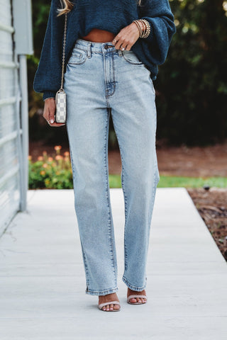 CELLO June Super High Rise Dad Jeans - Simply Me Boutique