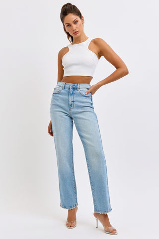 CELLO June Super High Rise Dad Jeans - Simply Me Boutique