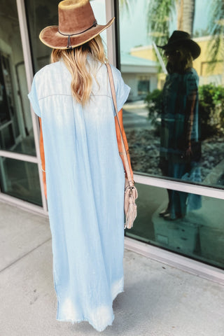 Chambray Midi Dress - Simply Me Boutique