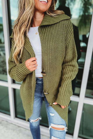 Change the World Knit Olive Cardigan - Simply Me Boutique