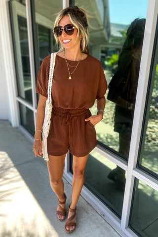 Chestnut Glow Crop Top - Simply Me Boutique