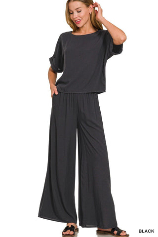 Cityscape Lightweight Pants SET 2 COLORS! - Simply Me Boutique