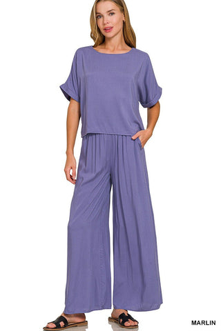 Cityscape Lightweight Pants SET 3 COLORS! - Simply Me Boutique