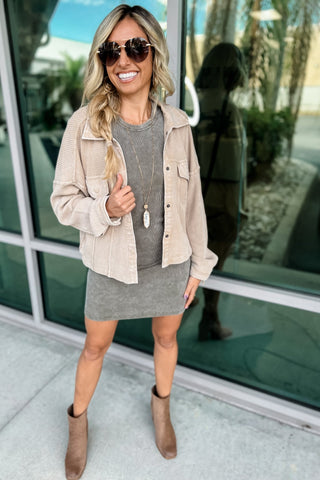 Classic Comfort Waffle Knit Cropped Jacket 3 Colors! - Simply Me Boutique