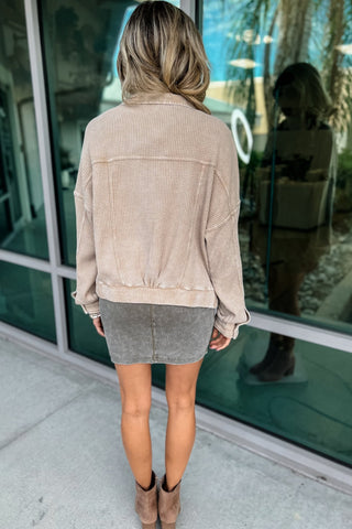 Classic Comfort Waffle Knit Cropped Jacket 3 Colors! - Simply Me Boutique